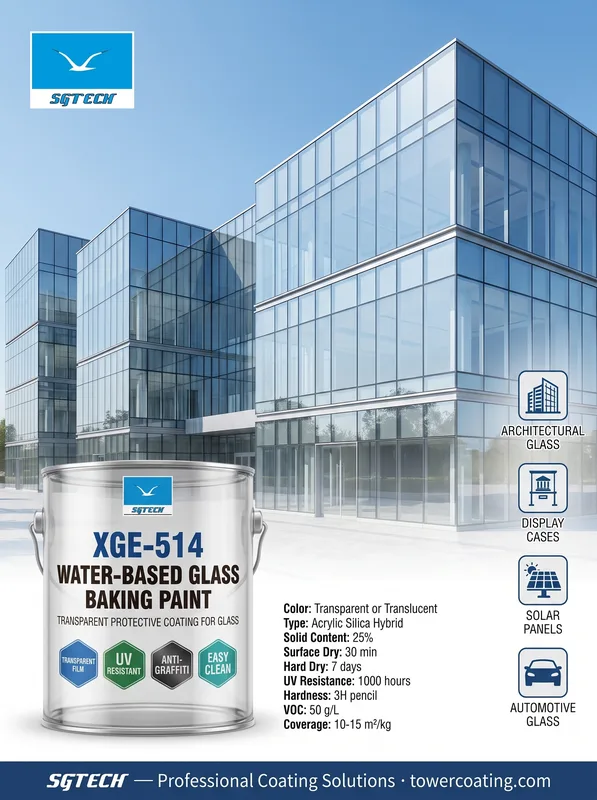 Water-Based Glass Baking Paint